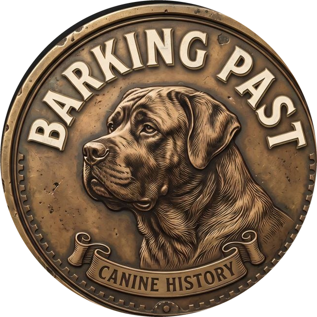 Barking Past medallion logo