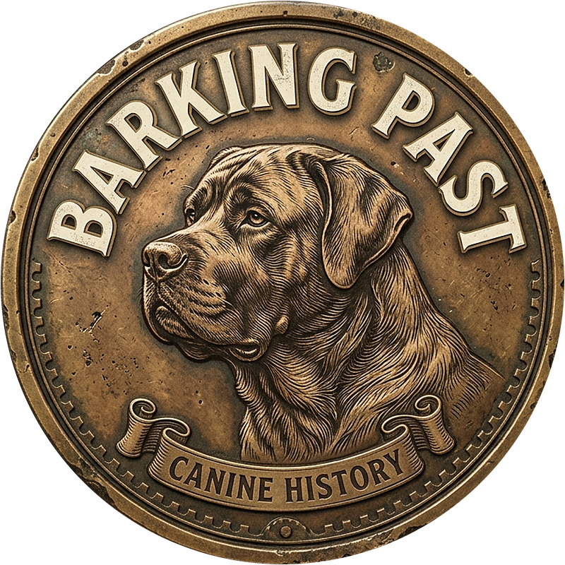 Barking Past medallion logo