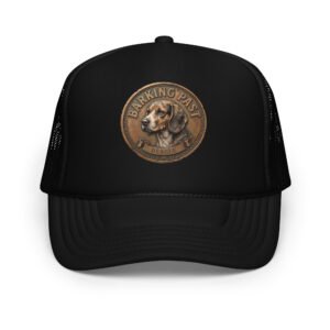 Beagle Bronze Medallion Trucker Hat | Barking Past