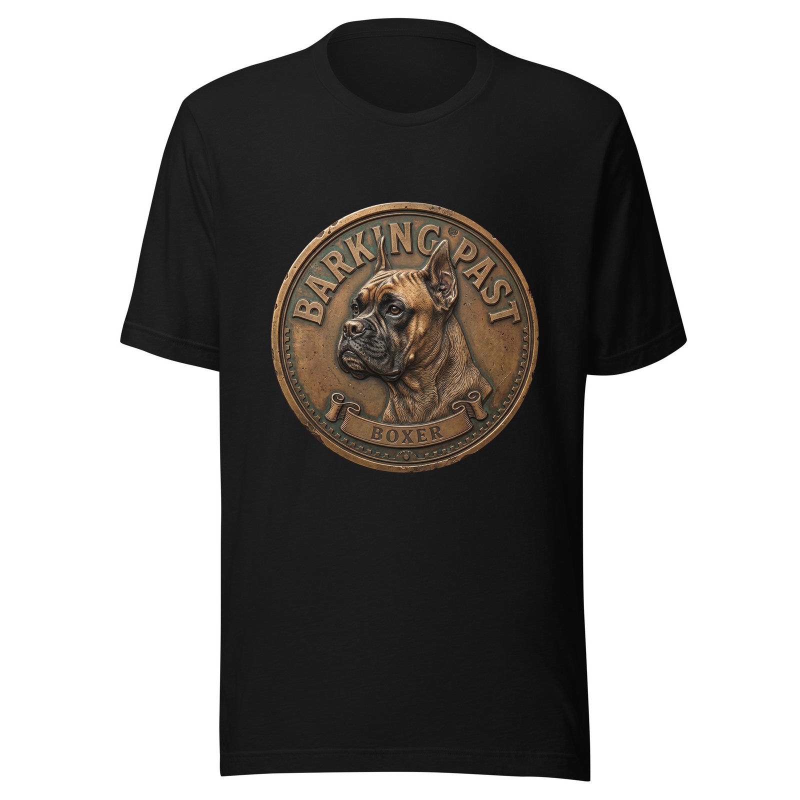 Boxer, Cropped Ears Medallion Tee