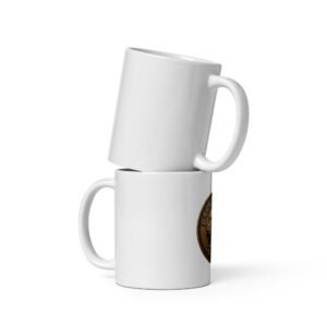 Airedale Terrier Bronze Medallion Mug | Barking Past